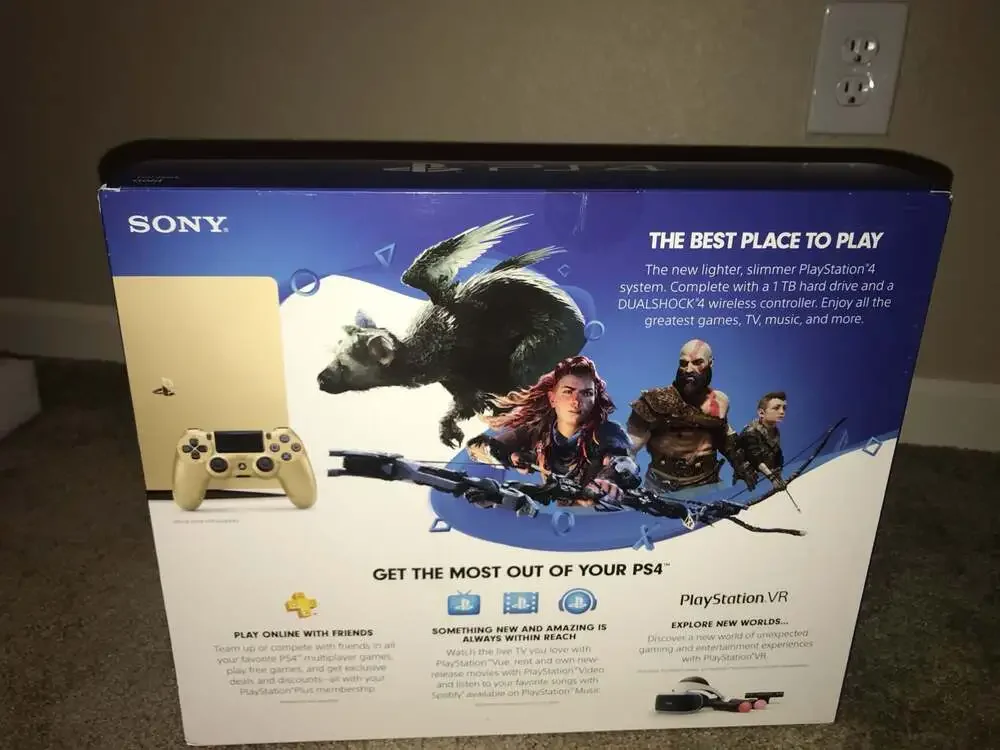 Sony PlayStation 4 PS4 1TB Slim Console Gold Edition CUH-2015B